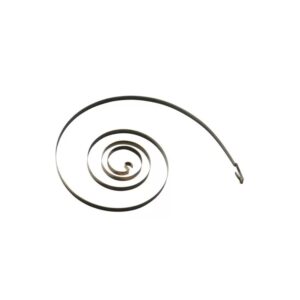 Custom spiral torsion spring for motor carbon brush and automotive interior