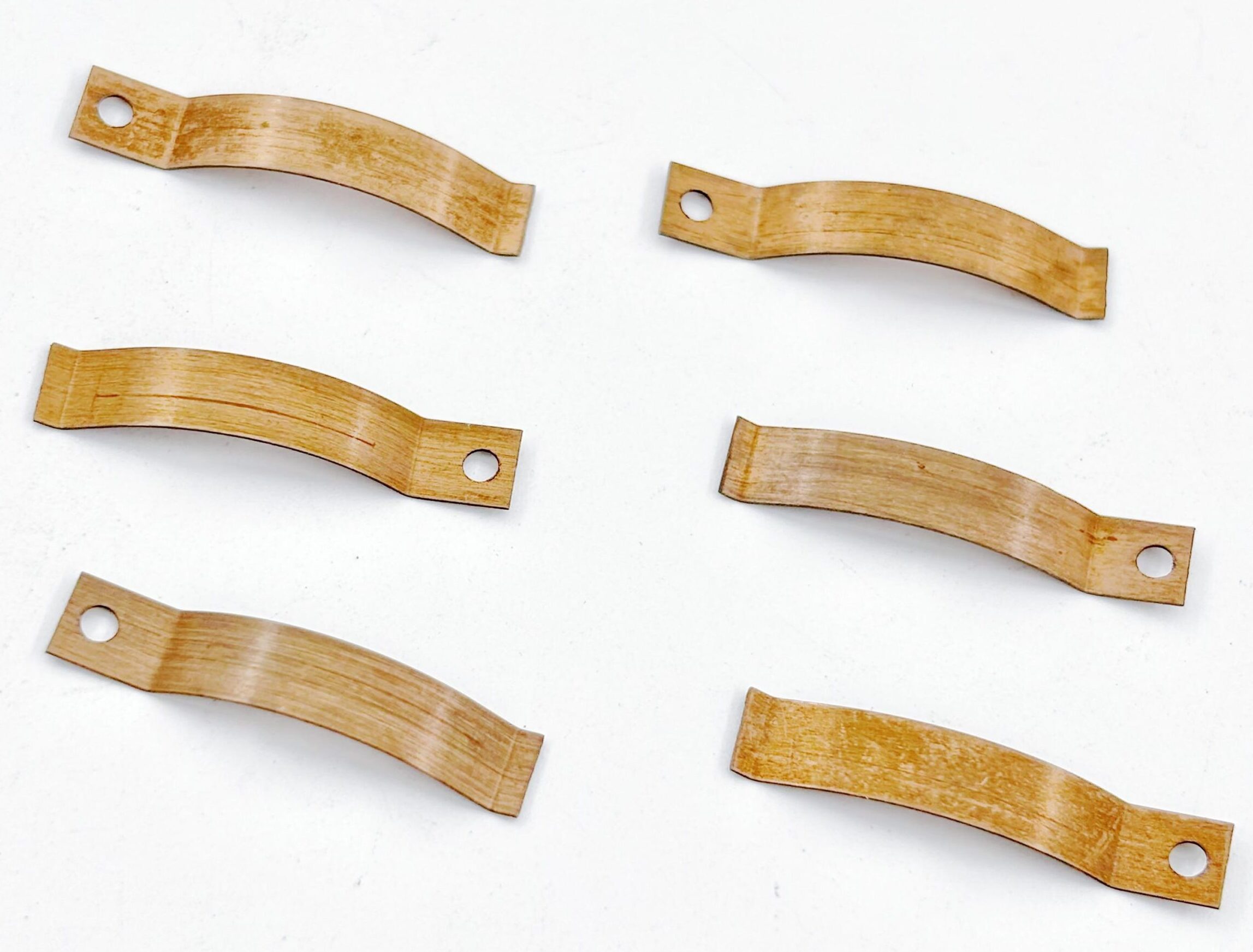 Custom stainless steel spring clips and metal flat forms for electronics